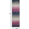 SAFAVIEH Madison Collection Area Rug – 5’3″ x 7’6″, Fuchsia & Navy, Boho Chic Stripe Design, Non-Shedding & Easy Care, Ideal for High Traffic Areas in Living Room, Bedroom (MAD601M)(Fuchsia/Navy)
