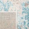 SAFAVIEH Madison Collection Area Rug – 5’3″ x 7’6″, Grey & Beige, Modern Abstract Design, Non-Shedding & Easy Care, Ideal for High Traffic Areas in Living Room, Bedroom (MAD453A)(Ivory/Teal)