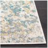 SAFAVIEH Madison Collection Area Rug – 5’3″ x 7’6″, Grey & Beige, Modern Abstract Design, Non-Shedding & Easy Care, Ideal for High Traffic Areas in Living Room, Bedroom (MAD453A)(Teal/Gold)