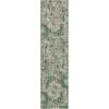 SAFAVIEH Madison Collection Area Rug – 5’3″ x 7’6″, Grey & Beige, Modern Abstract Design, Non-Shedding & Easy Care, Ideal for High Traffic Areas in Living Room, Bedroom (MAD453A)(Green/Blue)