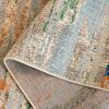 SAFAVIEH Madison Collection Area Rug – 5’3″ x 7’6″, Grey & Turquoise, Boho Abstract Distressed Design, Non-Shedding & Easy Care, Ideal for High Traffic Areas in Living Room, Bedroom (MAD419F)(Green/Blue)