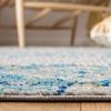 SAFAVIEH Madison Collection Area Rug – 5’3″ x 7’6″, Grey & Turquoise, Boho Chic Design, Non-Shedding & Easy Care, Ideal for High Traffic Areas in Living Room, Bedroom (MAD797G)(Grey/Turquoise)