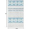 SAFAVIEH Madison Collection Area Rug – 5’3″ x 7’6″, Grey & Turquoise, Boho Chic Design, Non-Shedding & Easy Care, Ideal for High Traffic Areas in Living Room, Bedroom (MAD797G)(Grey/Turquoise)