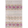 SAFAVIEH Madison Collection Area Rug – 5’3″ x 7’6″, Grey & Turquoise, Boho Chic Design, Non-Shedding & Easy Care, Ideal for High Traffic Areas in Living Room, Bedroom (MAD797G)(Grey/Ivory)
