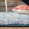 SAFAVIEH Madison Collection Area Rug – 5’3″ x 7’6″, Grey & Turquoise, Boho Chic Design, Non-Shedding & Easy Care, Ideal for High Traffic Areas in Living Room, Bedroom (MAD797G)(Denim Blue/Purple)