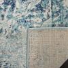SAFAVIEH Madison Collection Area Rug – 5’3″ x 7’6″, Ivory & Blue, Boho Chic Medallion Design, Non-Shedding & Easy Care, Ideal for High Traffic Areas in Living Room, Bedroom (MAD152M)(Ivory/Blue)