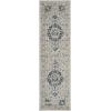 SAFAVIEH Madison Collection Area Rug – 5’3″ x 7’6″, Ivory & Blue, Boho Chic Medallion Design, Non-Shedding & Easy Care, Ideal for High Traffic Areas in Living Room, Bedroom (MAD155M)(Ivory/Blue)