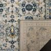 SAFAVIEH Madison Collection Area Rug – 5’3″ x 7’6″, Ivory & Navy, Oriental Distressed Design, Non-Shedding & Easy Care, Ideal for High Traffic Areas in Living Room, Bedroom (MAD151N)(Ivory/Navy)