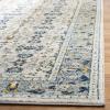 SAFAVIEH Madison Collection Area Rug – 5’3″ x 7’6″, Ivory & Navy, Oriental Distressed Design, Non-Shedding & Easy Care, Ideal for High Traffic Areas in Living Room, Bedroom (MAD151N)(Ivory/Navy)