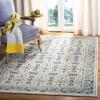 SAFAVIEH Madison Collection Area Rug – 5’3″ x 7’6″, Ivory & Navy, Oriental Distressed Design, Non-Shedding & Easy Care, Ideal for High Traffic Areas in Living Room, Bedroom (MAD151N)(Ivory/Navy)