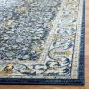 SAFAVIEH Madison Collection Area Rug – 5’3″ x 7’6″, Ivory & Navy, Oriental Distressed Design, Non-Shedding & Easy Care, Ideal for High Traffic Areas in Living Room, Bedroom (MAD151N)(Navy/Creme)
