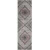 SAFAVIEH Madison Collection Area Rug – 5’3″ x 7’6″, Light Grey & Blue, Boho Chic Medallion Design, Non-Shedding & Easy Care, Ideal for High Traffic Areas in Living Room, Bedroom (MAD153F)(Light Grey/Fuchsia)