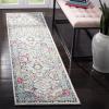 SAFAVIEH Madison Collection Area Rug – 5’3″ x 7’6″, Light Grey & Blue, Oriental Boho Chic Distressed Design, Non-Shedding & Easy Care, Ideal for High Traffic Areas in Living Room, Bedroom (MAD925F)