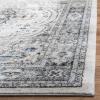 SAFAVIEH Madison Collection Area Rug – 5’3″ x 7’6″, Light Grey & Blue, Oriental Boho Chic Distressed Design, Non-Shedding & Easy Care, Ideal for High Traffic Areas in Living Room, Bedroom (MAD926F)(Light Grey / Blue)