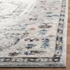 SAFAVIEH Madison Collection Area Rug – 5’3″ x 7’6″, Light Grey & Fuchsia, Oriental Distressed Design, Non-Shedding & Easy Care, Ideal for High Traffic Areas in Living Room, Bedroom (MAD928R)(Grey/Dark Grey)