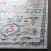 SAFAVIEH Madison Collection Area Rug – 5’3″ x 7’6″, Light Grey & Fuchsia, Oriental Distressed Design, Non-Shedding & Easy Care, Ideal for High Traffic Areas in Living Room, Bedroom (MAD928R)(Light Grey/Fuchsia)