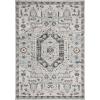 SAFAVIEH Madison Collection Area Rug – 5’3″ x 7’6″, Light Grey & Fuchsia, Oriental Distressed Design, Non-Shedding & Easy Care, Ideal for High Traffic Areas in Living Room, Bedroom (MAD928R)(Grey/Dark Grey)