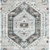 SAFAVIEH Madison Collection Area Rug – 5’3″ x 7’6″, Light Grey & Fuchsia, Oriental Distressed Design, Non-Shedding & Easy Care, Ideal for High Traffic Areas in Living Room, Bedroom (MAD928R)(Grey/Dark Grey)