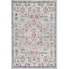 SAFAVIEH Madison Collection Area Rug – 5’3″ x 7’6″, Light Grey & Fuchsia, Oriental Distressed Design, Non-Shedding & Easy Care, Ideal for High Traffic Areas in Living Room, Bedroom (MAD928R)(Light Grey/Fuchsia)