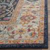 SAFAVIEH Madison Collection Area Rug – 5’3″ x 7’6″, Navy & Creme, Oriental Design, Non-Shedding & Easy Care, Ideal for High Traffic Areas in Living Room, Bedroom (MAD612D)(Navy/Creme)