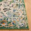 SAFAVIEH Madison Collection Area Rug – 5’3″ x 7’6″, Navy & Grey, Boho Chic Medallion Distressed Design, Non-Shedding & Easy Care, Ideal for High Traffic Areas in Living Room, Bedroom (MAD452M)(Green/Aqua)