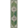SAFAVIEH Madison Collection Area Rug – 5’3″ x 7’6″, Navy & Grey, Boho Chic Medallion Distressed Design, Non-Shedding & Easy Care, Ideal for High Traffic Areas in Living Room, Bedroom (MAD452M)(Green/Aqua)