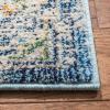 SAFAVIEH Madison Collection Area Rug – 5’3″ x 7’6″, Navy & Grey, Boho Chic Medallion Distressed Design, Non-Shedding & Easy Care, Ideal for High Traffic Areas in Living Room, Bedroom (MAD452M)(Navy/Grey)