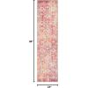 SAFAVIEH Madison Collection Area Rug – 5’3″ x 7’6″, Navy & Ivory, Boho Distressed Design, Non-Shedding & Easy Care, Ideal for High Traffic Areas in Living Room, Bedroom (MAD444N)(Orange/Ivory)