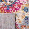 SAFAVIEH Madison Collection Area Rug – 5’3″ x 7’6″, Teal & Fuchsia, Boho Chic Medallion Design, Non-Shedding & Easy Care, Ideal for High Traffic Areas in Living Room, Bedroom (MAD154L)(Grey/Fuchsia)