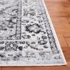 SAFAVIEH Madison Collection Area Rug – 5’3″ x 7’6″, Teal & Fuchsia, Boho Chic Medallion Design, Non-Shedding & Easy Care, Ideal for High Traffic Areas in Living Room, Bedroom (MAD154L)(Grey/Black)