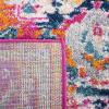 SAFAVIEH Madison Collection Area Rug – 5’3″ x 7’6″, Teal & Fuchsia, Boho Chic Medallion Design, Non-Shedding & Easy Care, Ideal for High Traffic Areas in Living Room, Bedroom (MAD154L)(Fuchsia/Gold)