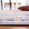 SAFAVIEH Madison Collection Area Rug – 5’3″ x 7’6″, Teal & Fuchsia, Boho Chic Medallion Design, Non-Shedding & Easy Care, Ideal for High Traffic Areas in Living Room, Bedroom (MAD154L)(Grey/Fuchsia)