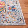 SAFAVIEH Madison Collection Area Rug – 5’3″ x 7’6″, Teal & Fuchsia, Boho Chic Medallion Design, Non-Shedding & Easy Care, Ideal for High Traffic Areas in Living Room, Bedroom (MAD154L)(Grey/Fuchsia)