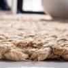 SAFAVIEH Natural Fiber Collection Area Rug – 5′ x 8′, Natural, Handmade Tassel Jute, Ideal for High Traffic Areas in Living Room, Bedroom (NF467A)(Natural)