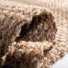 SAFAVIEH Natural Fiber Collection Area Rug – 5′ x 8′, Natural, Handmade Tassel Jute, Ideal for High Traffic Areas in Living Room, Bedroom (NF467A)(Natural)