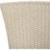 SAFAVIEH Outdoor Collection Edna Natural/White Cushion 3-Piece Lounge Set with Table (PAT7719D)(Beige/White)