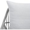 SAFAVIEH Outdoor Collection Londyn Grey 3-Piece Patio Conversation Set(Grey)