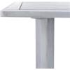 SAFAVIEH Outdoor Collection Pate White/ Navy Cushions/ Stripe Pillows 3-Piece Bar Table Bistro Set(Grey / Beige + Solid Pillow)