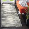 SAFAVIEH Retro Collection Area Rug – 9′ x 12′, Grey & Ivory, Modern Abstract Design, Non-Shedding & Easy Care, Ideal for High Traffic Areas in Living Room, Bedroom (RET2891-8012)(Grey/Ivory)