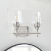 SAFAVIEH SCN4056A Lighting Tage Nickel and Brass 11-inch (LED Bulb Included) Wall Sconce
