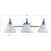 SAFAVIEH SCN4061A Radnor 2-Light Bronze 7-inch (LED Bulbs Included) Wall Sconce, Chrome/Brass