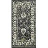 SAFAVIEH Vintage Hamadan Collection Area Rug – 10′ Square, Taupe, Traditional Persian Design, Non-Shedding & Easy to Clean, Ideal for Living Room, Bedroom, Dining Space (VTH214T)(Dark Grey/Ivory)