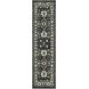 SAFAVIEH Vintage Hamadan Collection Area Rug – 10′ Square, Taupe, Traditional Persian Design, Non-Shedding & Easy to Clean, Ideal for Living Room, Bedroom, Dining Space (VTH214T)(Dark Grey/Ivory)