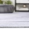 SAFAVIEH Washable Rug Faux Hide Collection – 5′ x 8′, Light Grey & Grey, Slip Resistant, Modern Printed Pattern, Ideal for Living Room, Bedroom, Home Office, Dining Space (FAH516F)(Light Grey/Grey)