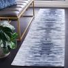SAFAVIEH Washable Rug Faux Hide Collection – 5′ x 8′, Light Grey & Grey, Slip Resistant, Modern Printed Pattern, Ideal for Living Room, Bedroom, Home Office, Dining Space (FAH516F)(Light Grey/Grey)