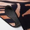 SAFAVIEH Washable Rug Faux Hide Collection – 5′ x 8′, Light Orange & Black, Slip Resistant, Tiger Print Pattern, Ideal for Living Room, Bedroom, Home Office, Dining Space (FAH547P)(Light Orange/Black)