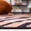 SAFAVIEH Washable Rug Faux Hide Collection – 5′ x 8′, Light Orange & Black, Slip Resistant, Tiger Print Pattern, Ideal for Living Room, Bedroom, Home Office, Dining Space (FAH547P)(Light Orange/Black)