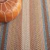 SAFAVIEH Washable Rug Outdoor Braided Collection – 8′ x 10′, Brown & Multi, Handmade & Reversible, Non-Shedding & Easy to Clean, Ideal for Patio, Backyard, Mudroom (BRD313A)(Brown/Multi)