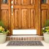 SAFAVIEH Washable Rug Outdoor Courtyard Collection – 4′ x 5’7″, Terracotta & Natural, Non-Shedding & Easy Cleaning, Ideal for Patio, Backyard, Mudroom (CY2098-3202)(Sand/Black)