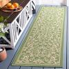SAFAVIEH Washable Rug Outdoor Courtyard Collection – 4′ x 5’7″, Terracotta & Natural, Non-Shedding & Easy Cleaning, Ideal for Patio, Backyard, Mudroom (CY2098-3202)(Olive/Natural)